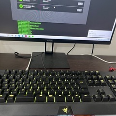 Razer BlackWidow JP配列 メカニカルキーボード（Razer緑軸）の画像