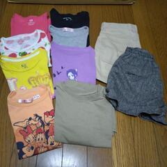 8/3〜11まで 9枚 女の子 110cm 服の画像