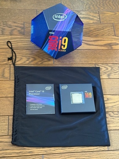 CPU Intel Core i9 9900k動作確認済み