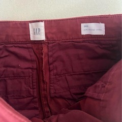 GAP レディースパンツ チノパン ワインレッド ギャップ　パンツの画像