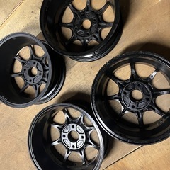 ホンダDC2 インテグラ タイプR 96スペック 15インチ 6J ＋50 4H 4穴 PCD114.3 ホイール 4本セット の画像