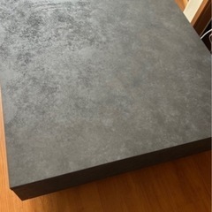 【美品】LOWYA ローテーブル　モルタルブラックの画像
