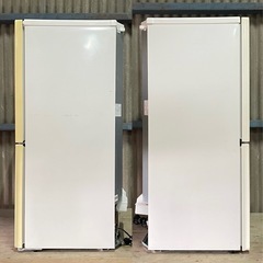 SNT732 U-ing ユーイング ノンフロン冷凍冷蔵庫 UR-FG110J 2ドア 通電確認済み 現状品 2018年製の画像