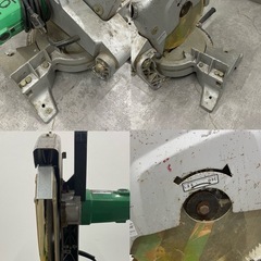 SNT734 日立工機 ブレーキ付 卓上丸のこ 丸ノコ 380mm C15FB 丸鋸 電動工具 現状品の画像
