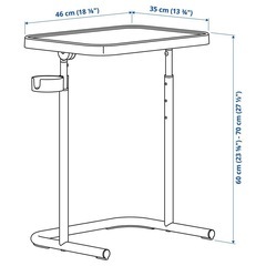 IKEAのBJÖRKÅSEN（ビョルコーセン）ラップトップスタンドです　本日のみ出品　の画像