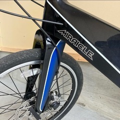 カーボンフレーム ミニベロ ミライクル 自転車の画像