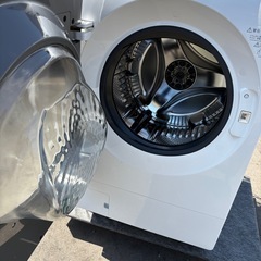 【美品】SHARP ドラム式洗濯乾燥機 ES-V12C-NL 2024年製の画像
