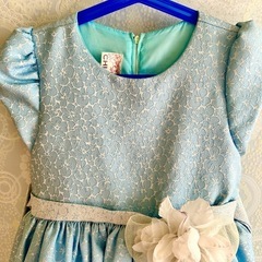 6歳前後　CHIC BABY 水色ドレス　発表会 の画像