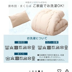 【決まりました】布団セット ネイビーの画像