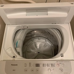 【保証書有り】Panasonic 5kg洗濯機の画像
