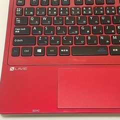 NECノートパソコン /i7/SSD512GB/8GB/Office付/美品/赤の画像