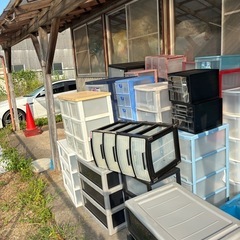 無料！早い者勝ち！何個でも！収納ケース差し上げますの画像