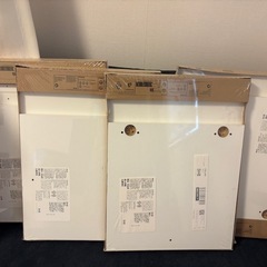 【受付終了】【IKEA】 KALLAX カラックス インサート 扉　白　4個 の画像