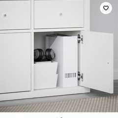 【受付終了】【IKEA】 KALLAX カラックス インサート 扉　白　4個 の画像