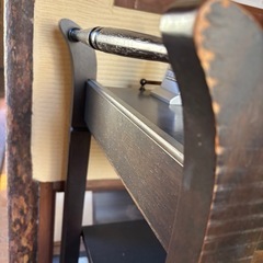 天然木のワゴン台がしっかりしてます。の画像