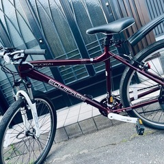 ✨豪華カスタム多数/美品✨クロスバイクEQUIPAGE BROOKLYN 自転車の画像