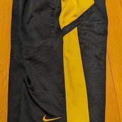 ハーフパンツ L　ナイキ　NIKE　小学生　ジュニア　キッズ　155 165 160 ネイビー　イエロー　バスケ　古着　サッカー　スポーツ　ハーパンの画像