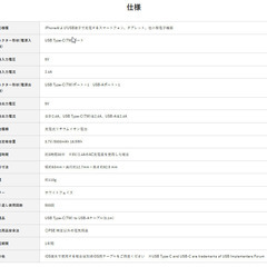【未使用品】薄型コンパクトモバイルバッテリーの画像