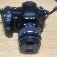 【受付終了】SONY α700 一眼レフカメラレンズセット　【追加付属ミノルタレンズ × ２本】NCNRの画像