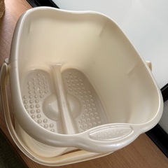 足湯バケツ差し上げますの画像
