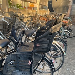 自転車 後ろ乗せ チャイルドシート の画像