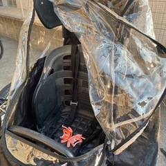 自転車 後ろ乗せ チャイルドシート用 レインカバーの画像