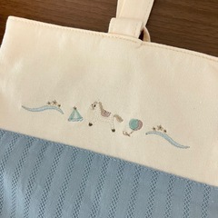 【岐阜県瑞穂市 保育園スモック（Lサイズ）＆上履き入れセット】の画像