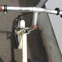 ☆折り畳み自転車 Simple Style -フレンチバニラ- 16インチ【中古】の画像
