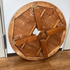 折り畳み丸テーブル【町田市再生家具】251296の画像