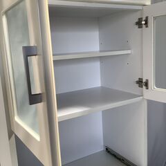 No.106　スリムレンジ台　食器棚　キッチン用収納棚（豊橋市収集業務課リユース家具）の画像