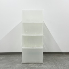 無印良品 衣装ケース 引出式　深×1 大×3 まとめ売り 収納 衣類収納の画像