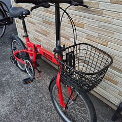 中古自転車 6段変速 20インチ 折り畳み 軽整備済み 防犯登録対応 町田市 相模原市 MM797の画像