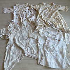 ベビー　新生児　肌着11点セット(クリーム系)の画像
