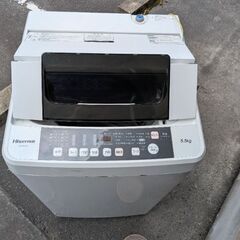 縦型　洗濯機　ハイセンスの画像