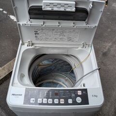 縦型　洗濯機　ハイセンスの画像