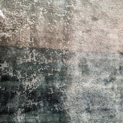 おしゃれグレーのウィルトン織ラグ（Keladi）の画像