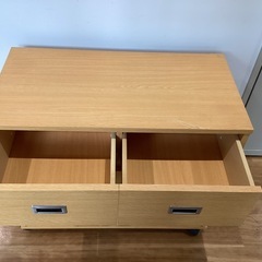 キャスター付き収納ラック【町田市再生家具】0801の画像