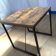 No.113　ニトリ　ダイニングテーブル　DT　ステイン　70（豊橋市収集業務課リユース家具）の画像