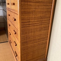 ラタン　チェストの画像