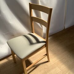 【交渉中】No.115　ダイニングテーブルセット　２人かけ（豊橋市収集業務課リユース家具）の画像