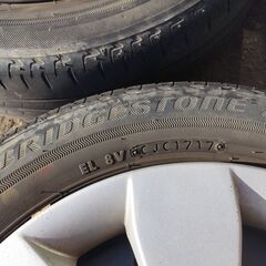 14インチBS夏タイヤホイールの４本セット　155/65R14　PCD100x4　ワゴンRなどに　軽自動車用の画像