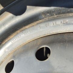 14インチBS夏タイヤホイールの４本セット　155/65R14　PCD100x4　ワゴンRなどに　軽自動車用の画像
