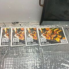 未使用 BBQ 網 鉄板 大量 まとめて 金物屋さん 廃業 整理 倒産 処分 バーベキュー 焼肉 グリル 金網 焼き網の画像
