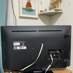 テレビ24型【点いても数秒で切れるのでジャンク扱いです】の画像