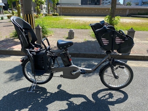 パナソニック電動自転車子供乗り2人椅子付き 国内初、パナの子供2人乗せ電動アシスト自転車に押し歩きモード 全