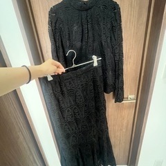 IGIN パーティドレス　セットアップ 黒の画像