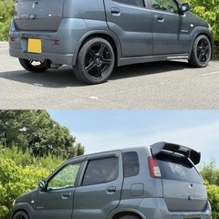 全コミ228,000円‼️  H19年  HN22S keiワークス　k6ターボ　5MT  ターボタイマー　柿本改マフラー　ナビ　車検令和9年2月19日まで‼️の画像