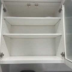 NITORI  ニトリ　食器棚　　ホワイトの画像