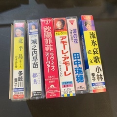 カセットテープ　6点セットの画像