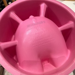 ピンクのバンボ＋テーブル付きの画像